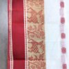 Laal paar cotton saree - Image 2