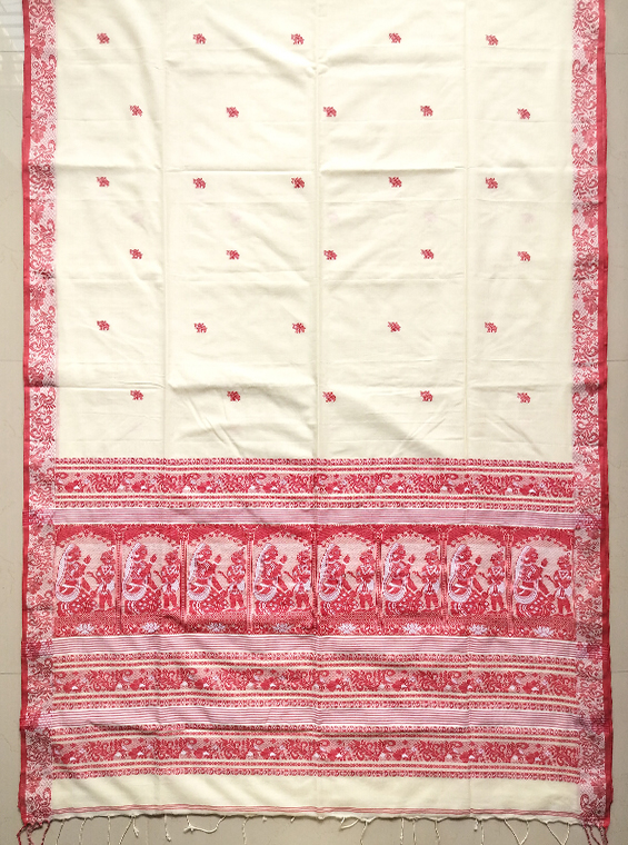 COTTON BALUCHARI HANDLOOM SAREE