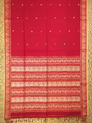 COTTON BALUCHARI HANDLOOM SAREE