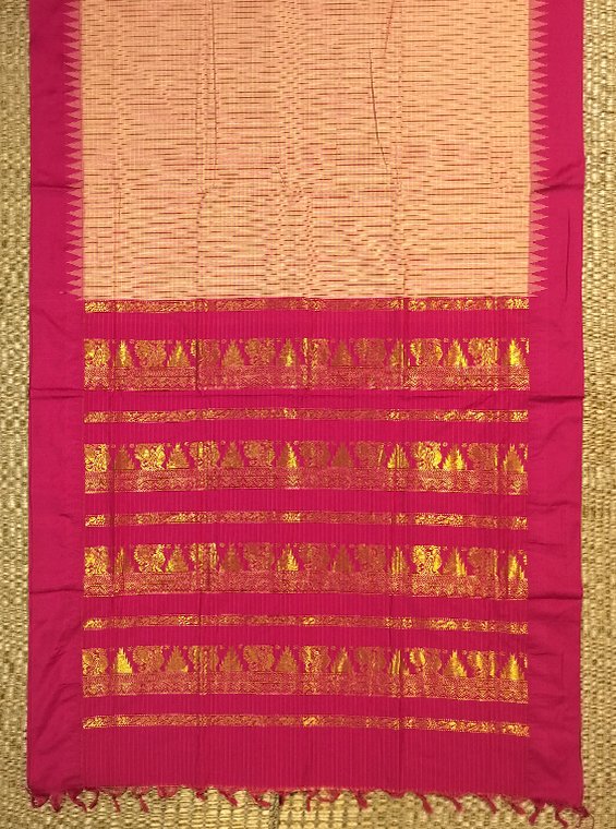 GADWAL SILK COTTON HANDLOOM SAREE