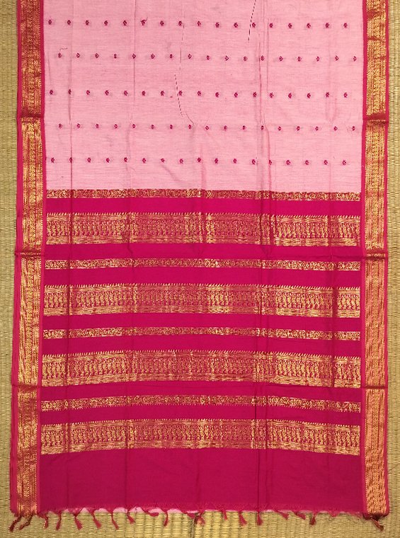 GADWAL SILK COTTON HANDLOOM SAREE