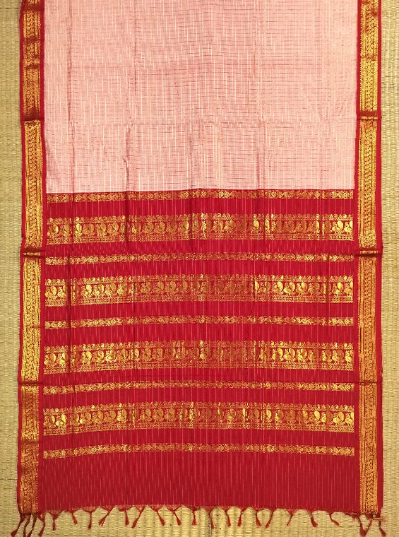 GADWAL SILK COTTON HANDLOOM SAREE