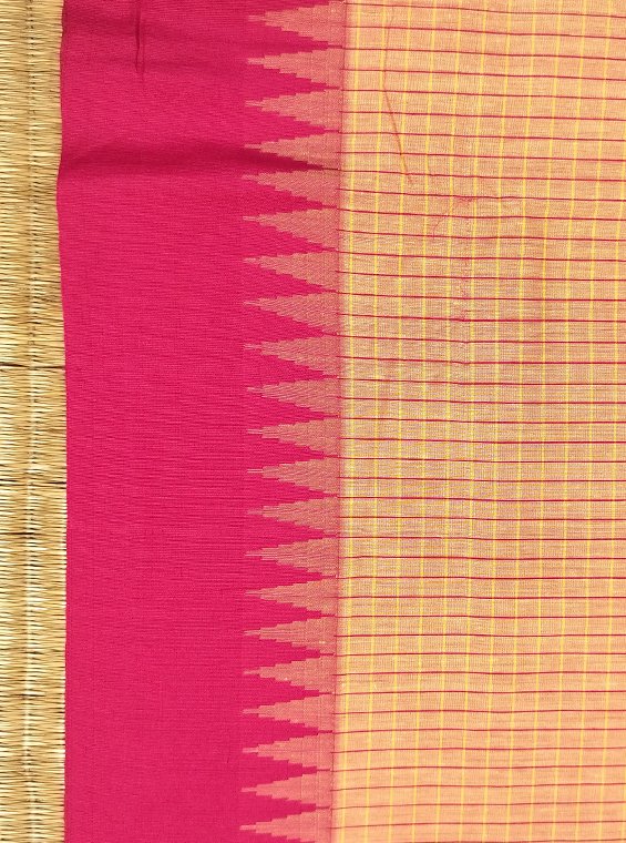 GADWAL SILK COTTON HANDLOOM SAREE - Image 2
