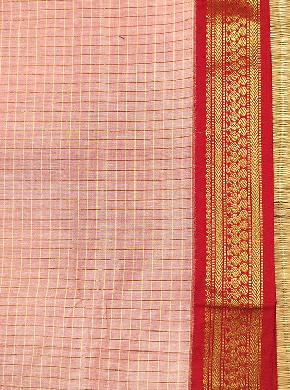 GADWAL SILK COTTON HANDLOOM SAREE - Image 2