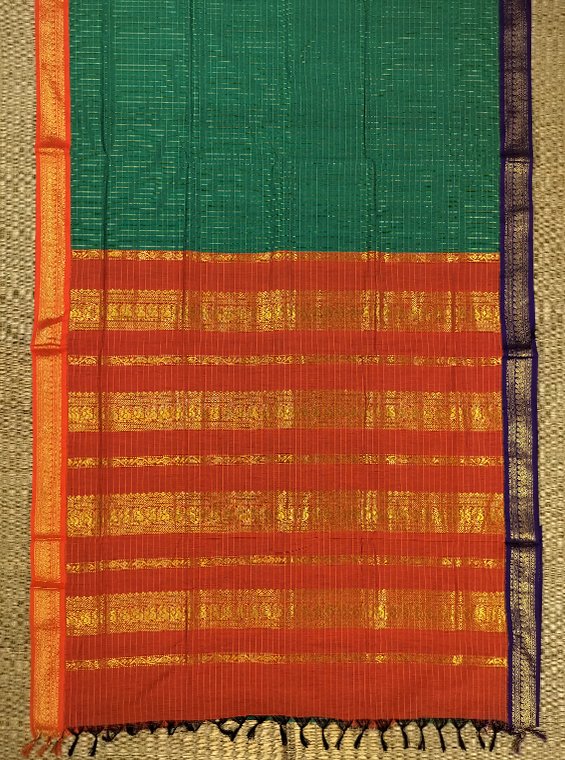 GADWAL SILK COTTON HANDLOOM SAREE