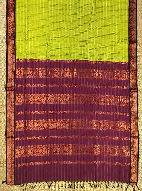GADWAL SILK COTTON HANDLOOM SAREE
