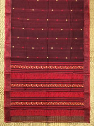 COTTON BALUCHARI HANDLOOM SAREE