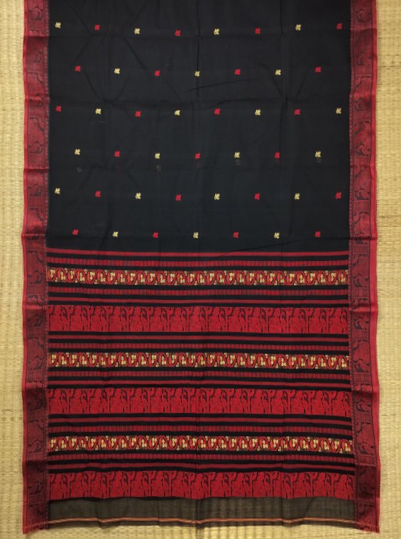 COTTON BALUCHARI HANDLOOM SAREE