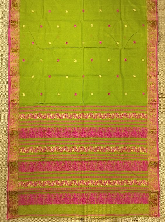 COTTON BALUCHARI HANDLOOM SAREE