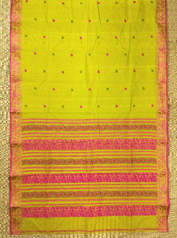 COTTON BALUCHARI HANDLOOM SAREE