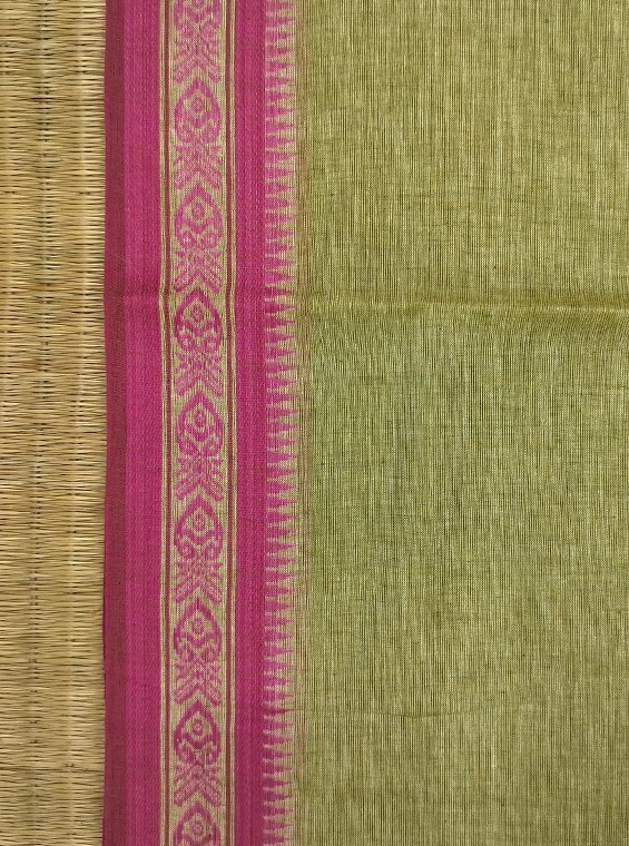 DHANIAKHALI COTTON HANDLOOM SAREE - Image 2