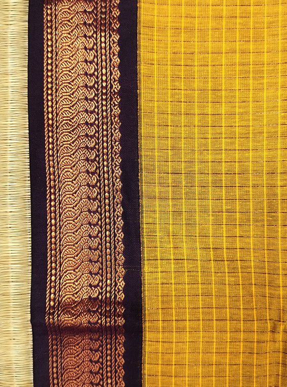 GADWAL SILK COTTON HANDLOOM SAREE - Image 2