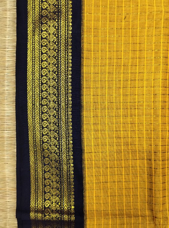 GADWAL SILK COTTON HANDLOOM SAREE - Image 2