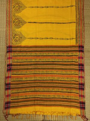 KANTHA EMBROIDERED HANDLOOM COTTON SAREE
