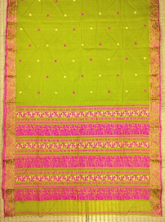 COTTON BALUCHARI HANDLOOM SAREE
