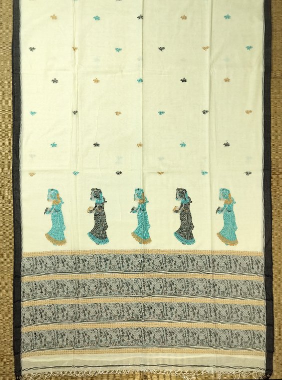 COTTON BALUCHARI HANDLOOM SAREE