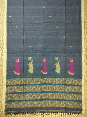 COTTON BALUCHARI HANDLOOM SAREE