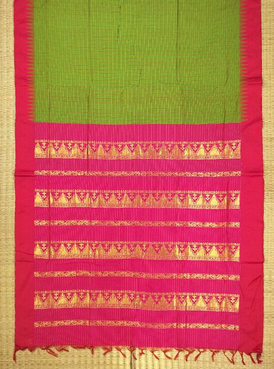 GADWAL SILK COTTON HANDLOOM SAREE