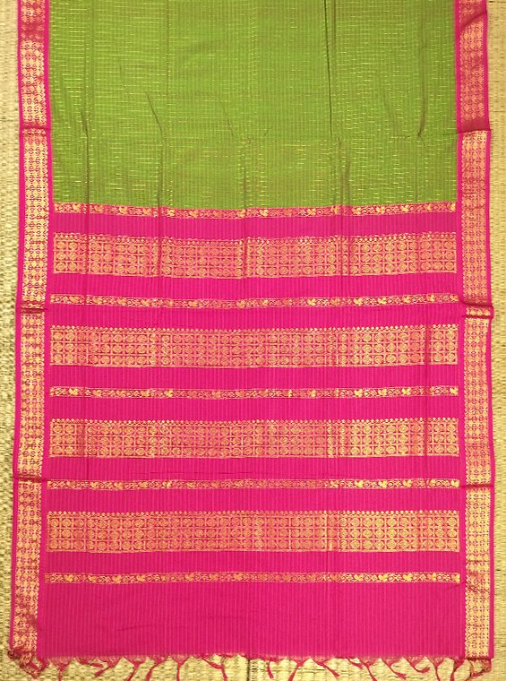 GADWAL SILK COTTON HANDLOOM SAREE