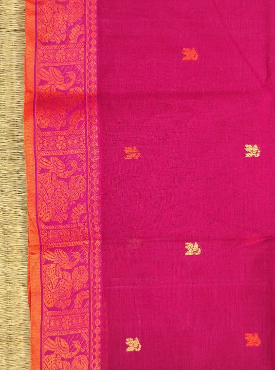 COTTON BALUCHARI HANDLOOM SAREE - Image 2