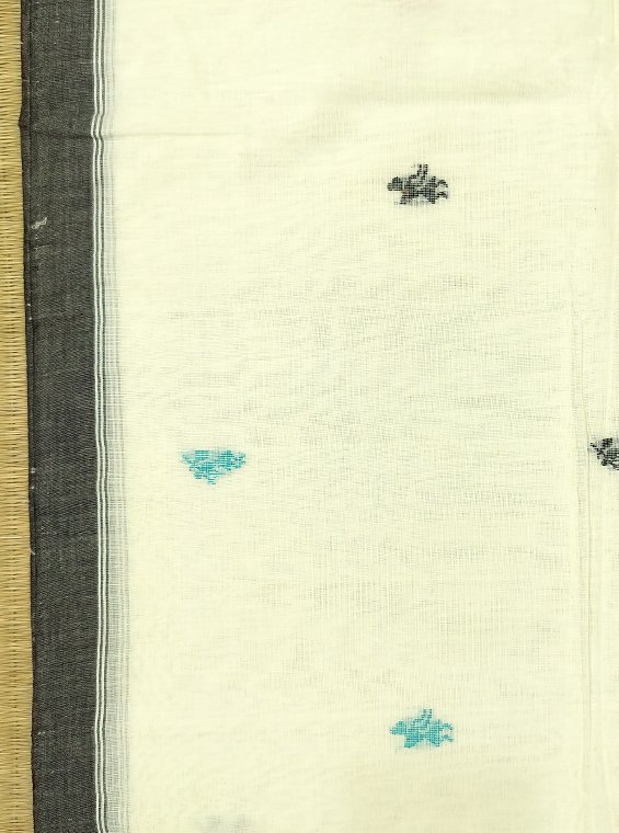 COTTON BALUCHARI HANDLOOM SAREE - Image 2