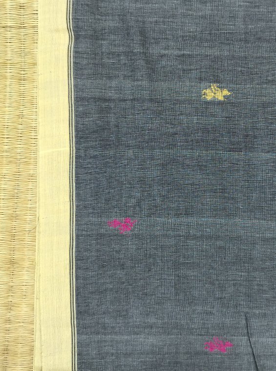 COTTON BALUCHARI HANDLOOM SAREE - Image 2