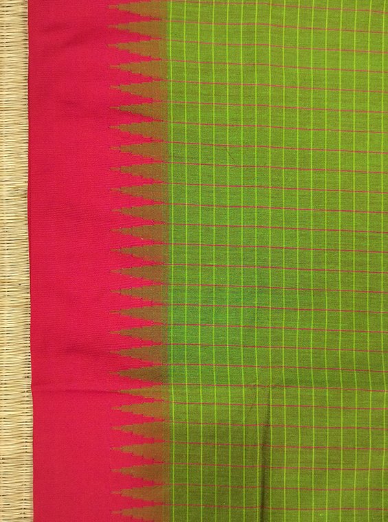 GADWAL SILK COTTON HANDLOOM SAREE - Image 2