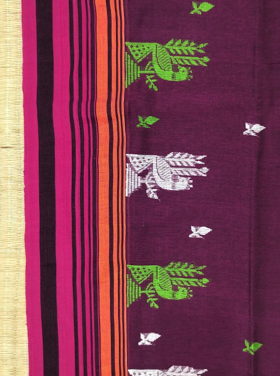 FULIA COTTON HANDLOOM SAREE - Image 2