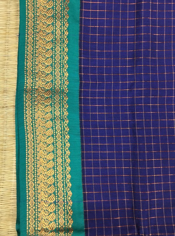 GADWAL SILK COTTON HANDLOOM SAREE - Image 2