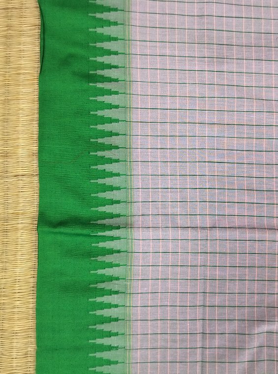 GADWAL SILK COTTON HANDLOOM SAREE - Image 2