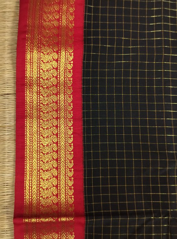 GADWAL SILK COTTON HANDLOOM SAREE - Image 2