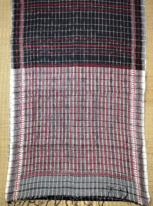 KANTHA EMBROIDERED HANDLOOM COTTON SAREE