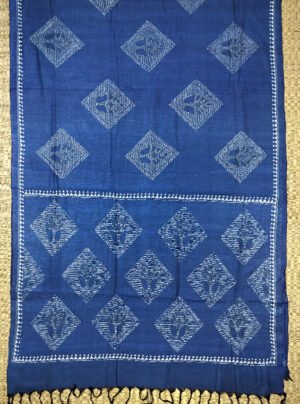 KANTHA EMBROIDERED HANDLOOM COTTON SAREE