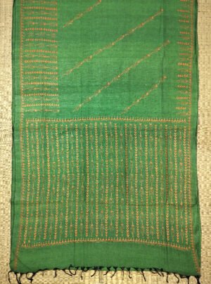 KANTHA EMBROIDERED HANDLOOM COTTON SAREE
