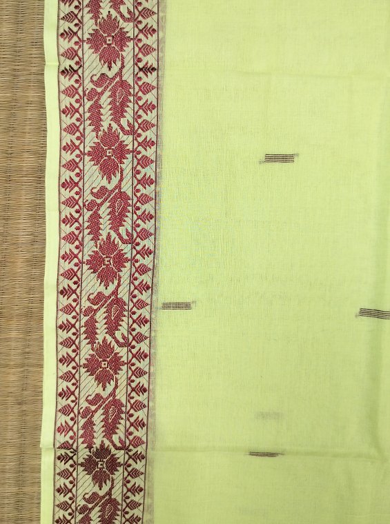 SHANTIPUR HANDLOOM COTTON SAREE - Image 2