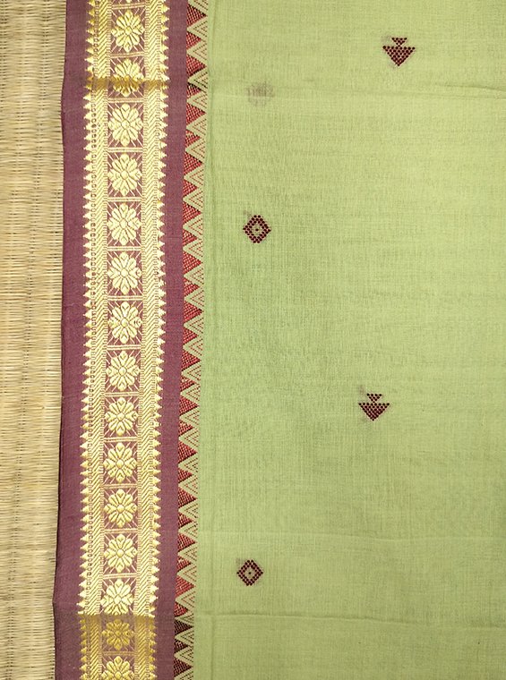SHANTIPUR HANDLOOM COTTON SAREE - Image 2
