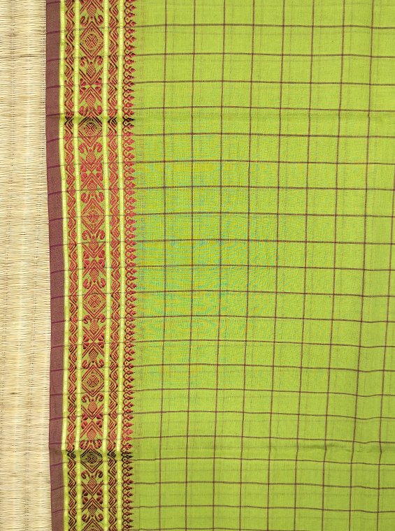 SHANTIPUR HANDLOOM COTTON SAREE - Image 2