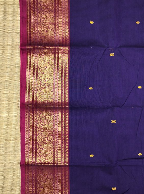 KANCHI COTTON HANDLOOM SAREE - Image 2