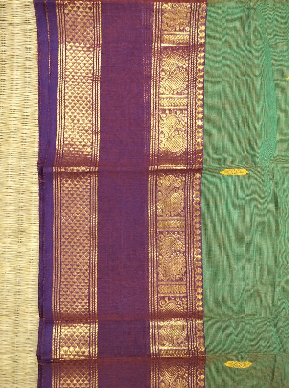 KANCHI COTTON HANDLOOM SAREE - Image 2