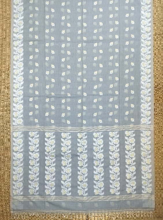 FULIA COTTON HANDLOOM CUTWORK SAREE