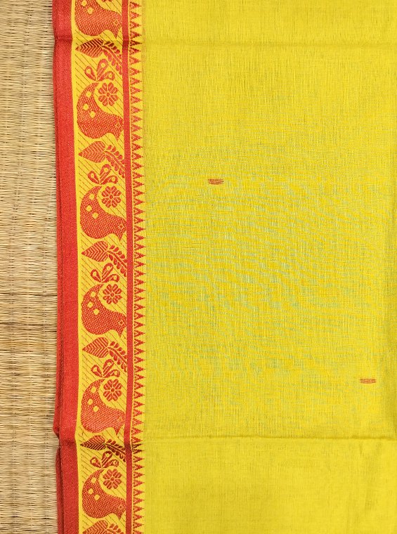 SHANTIPUR HANDLOOM COTTON SAREE - Image 2